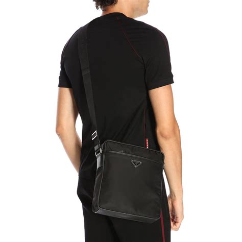 prada shoulder bag man